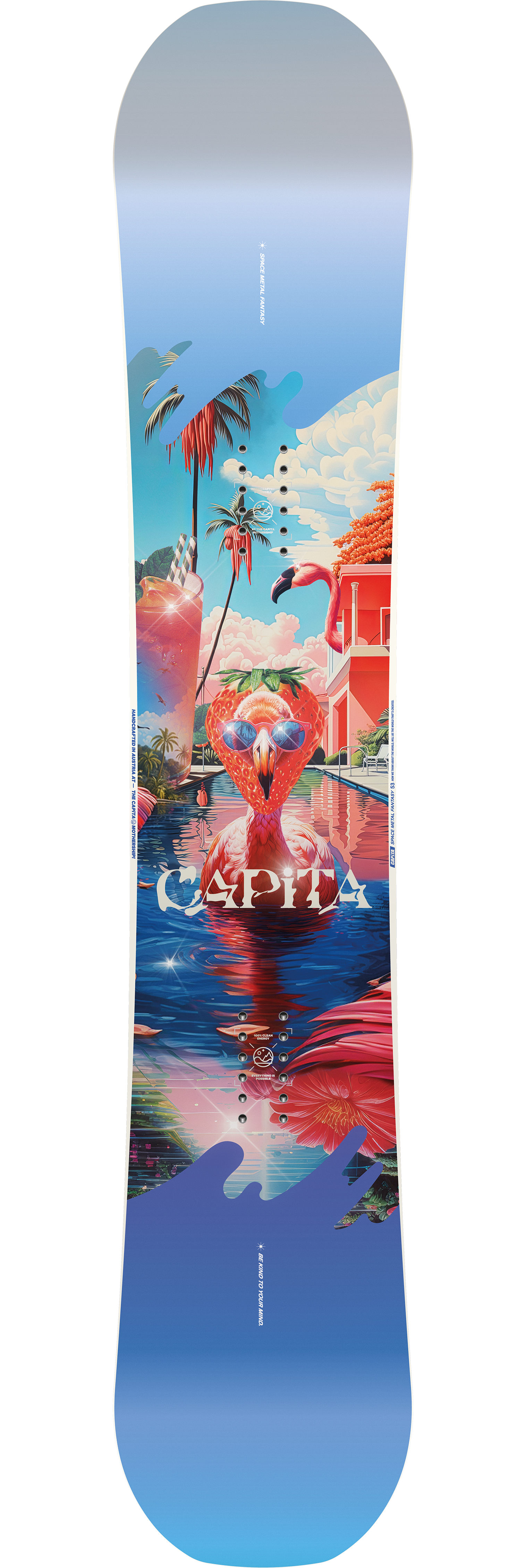 Capita Space Metal Fantasy Wide Womens Snowboard 2025 - M I L O S P O R T