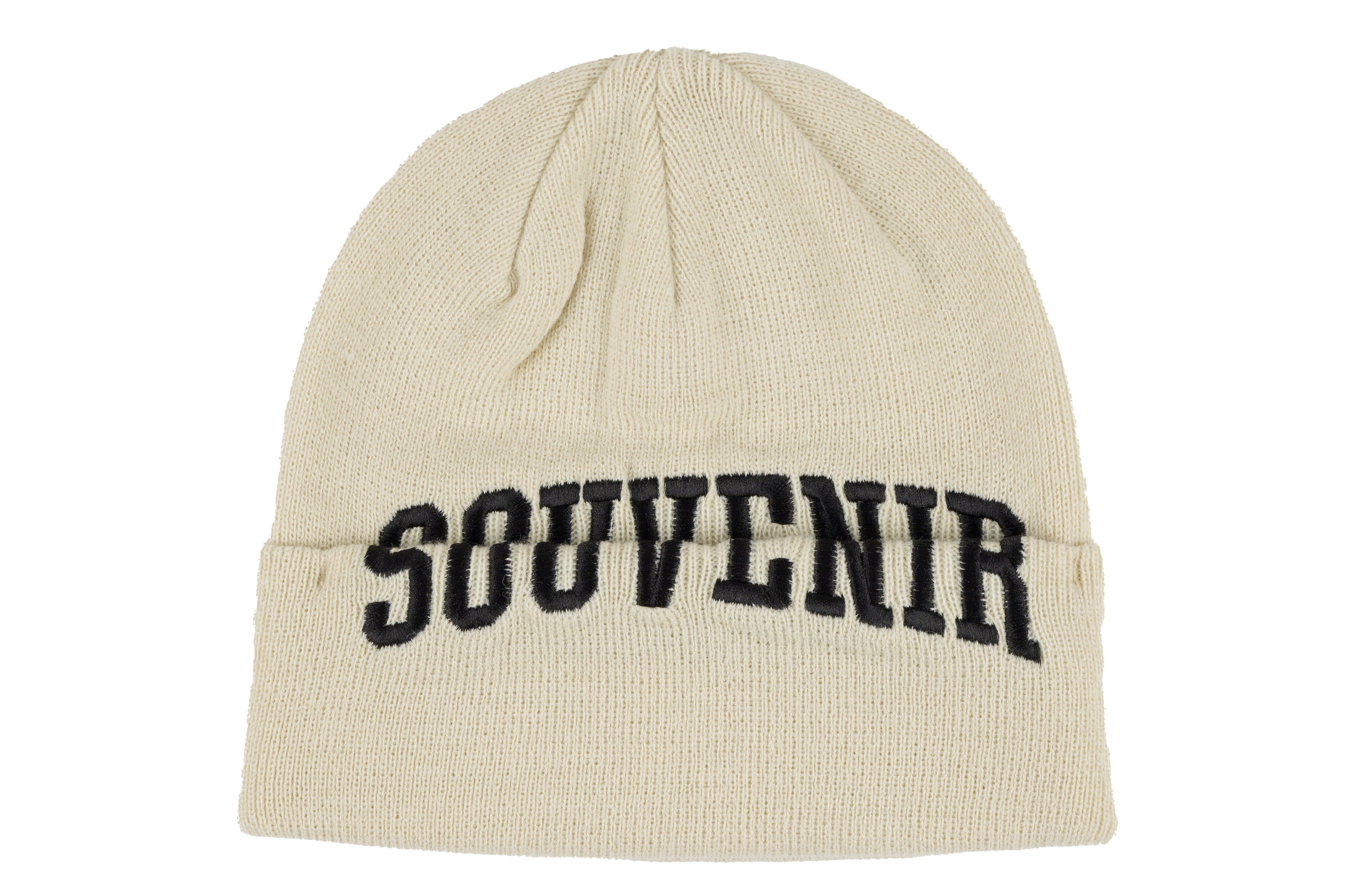 Souvenir Collegiate Cuff Beanie 2027 for men and women, featuring a cozy knit design with college logo embroidery.