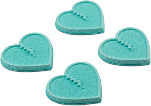 Crab Grab Mini Hearts Traction Stomp Pad in Baby Blue