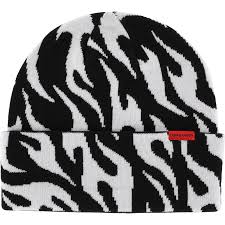 Corduroy Tribal Flame Beanie
