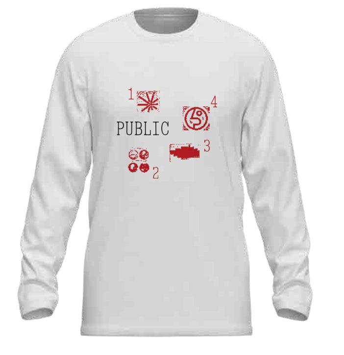 PUBLIC Display Long Sleeve T Shirt 2025 - M I L O S P O R T
