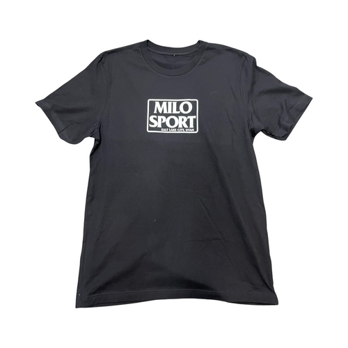 Milosport One Eight T Shirt in Black - M I L O S P O R T