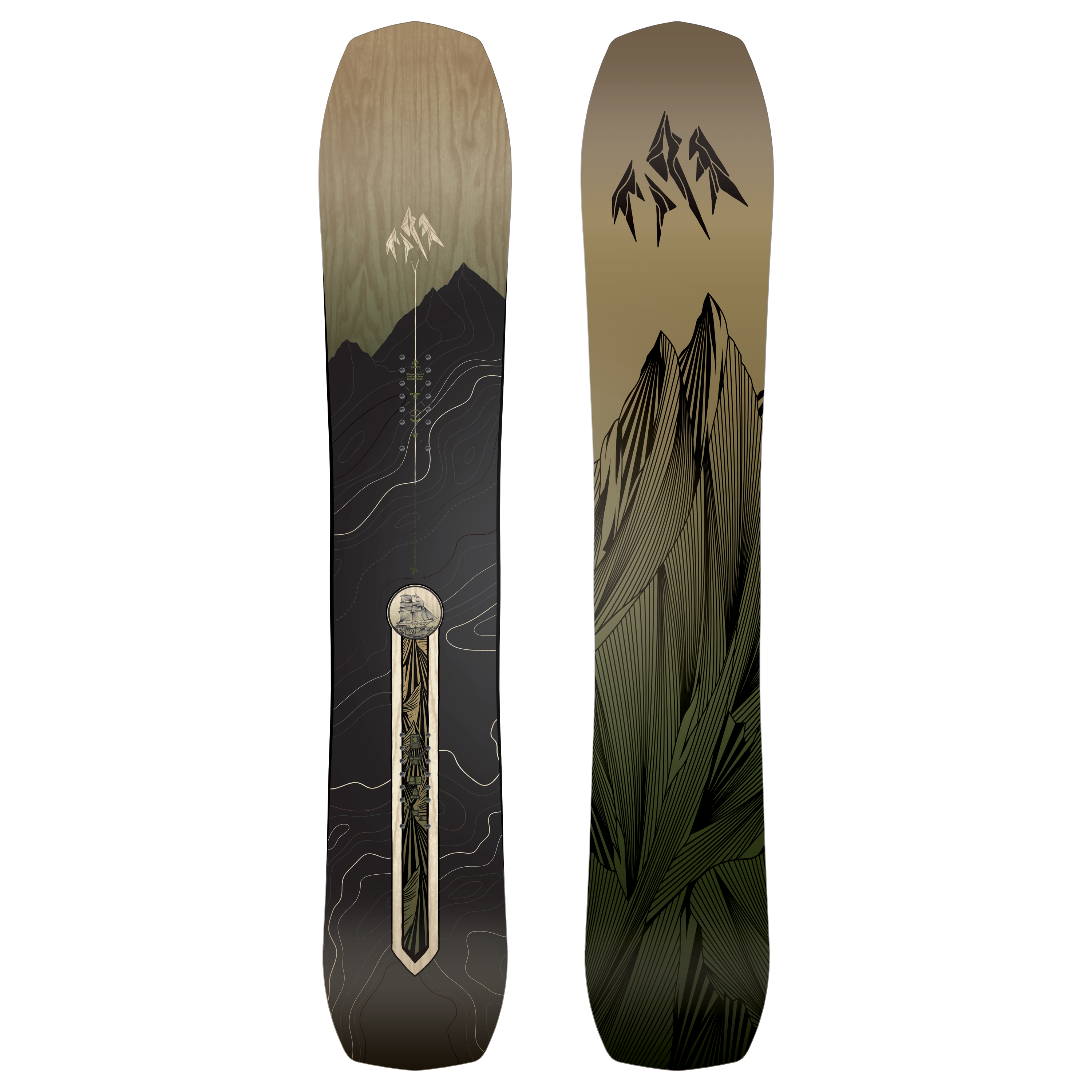 Jones Men's Flagship Snowboard 2027, versatile all-mountain snowboard with sleek design and durable construction for snowboarding.