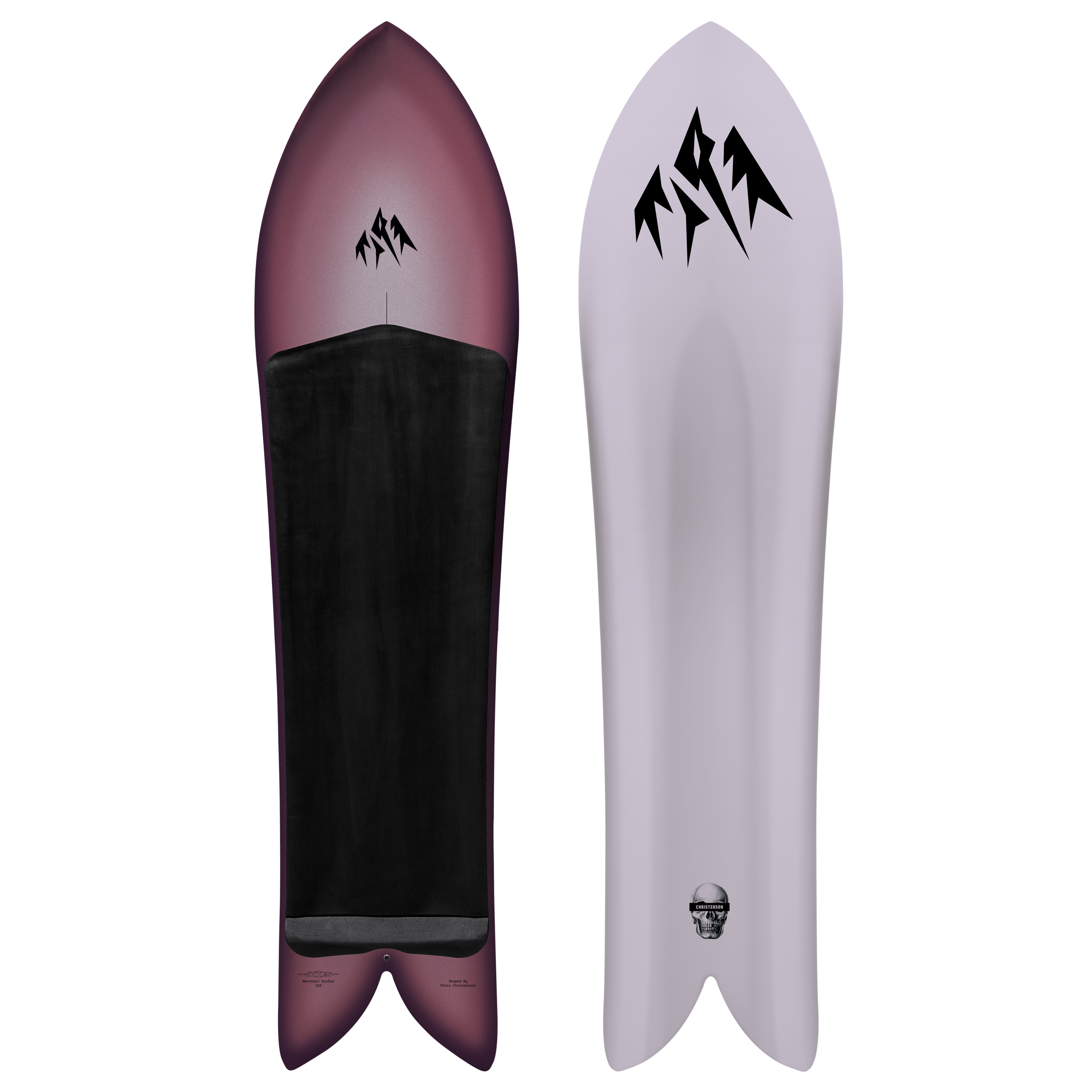 Jones Mountain Surfer Snowboard 2027, a versatile snowboarding board with a sleek design and durable construction, ideal for mountain riding.