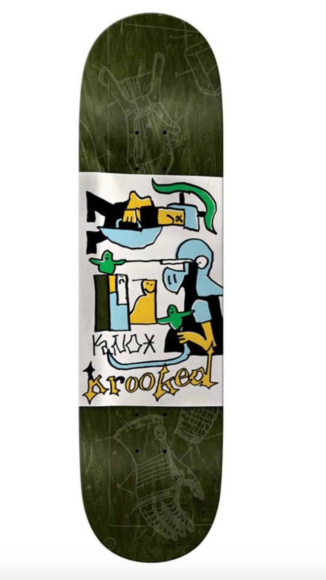 Krooked Knox Grenadier Skateboard Deck - M I L O S P O R T