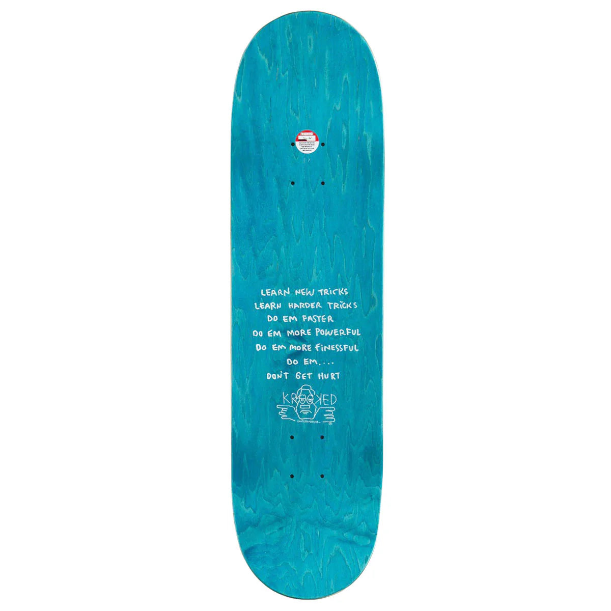 Krooked Knox Brain & Bird Skateboard Deck – 8.5”