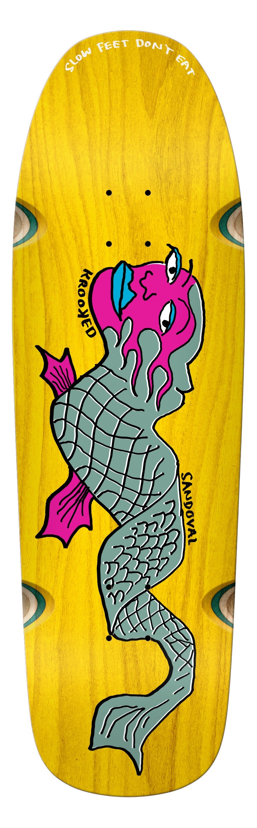 Krooked Sandoval Slow Feet Skate Deck - M I L O S P O R T