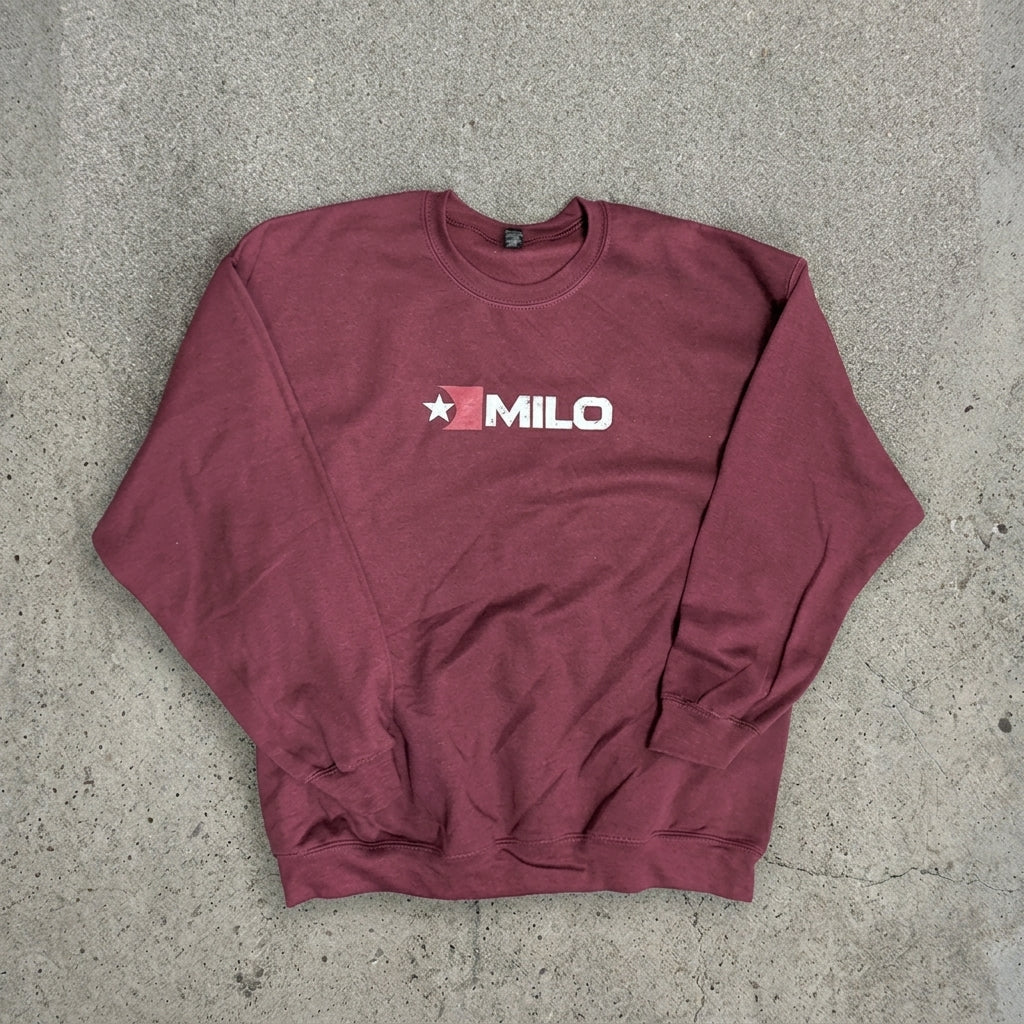 Milosport Cracked Flag Crew Sweatshirt