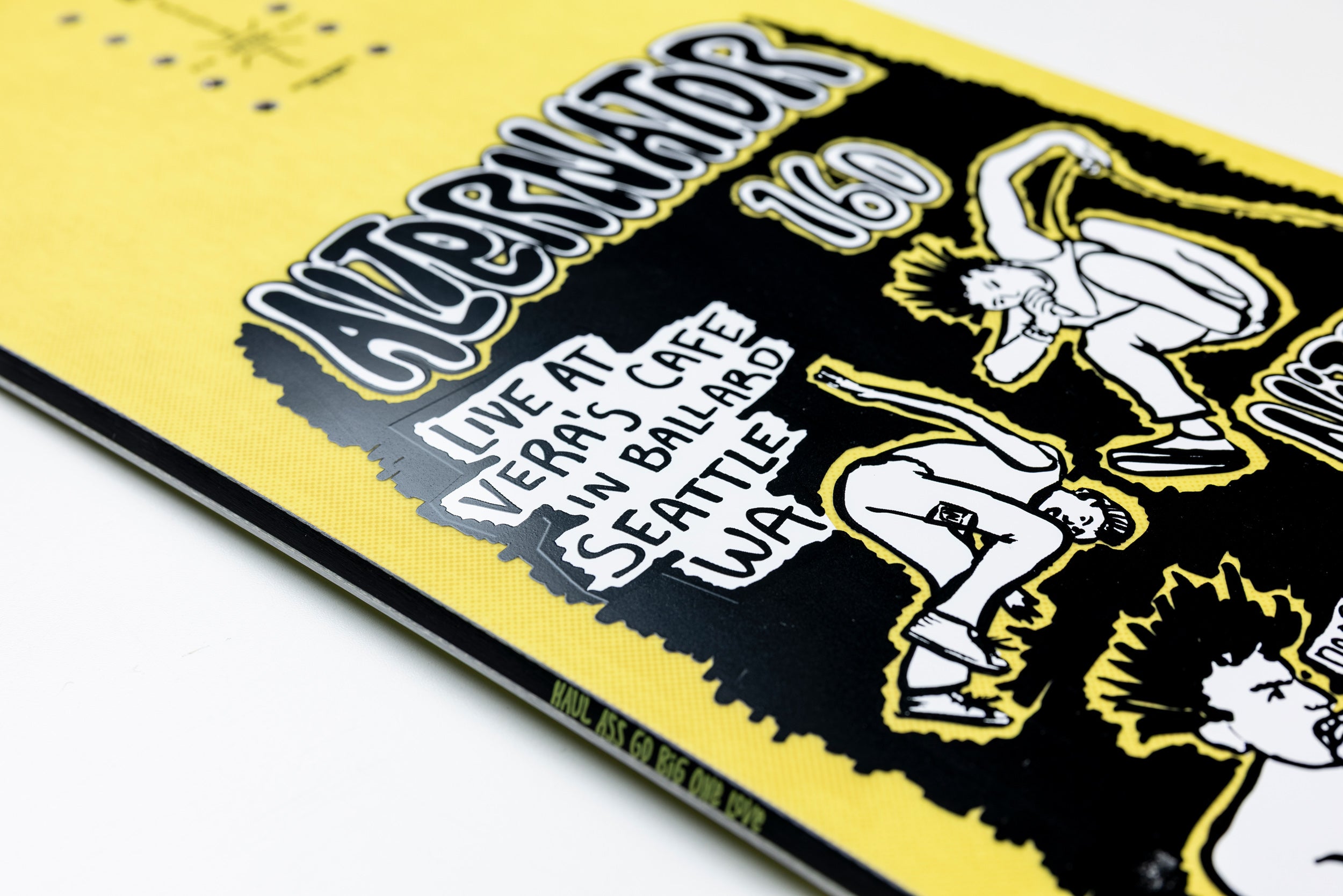 Nitro Alternator snowboard 2027 with bold artwork, featuring a sleek design suitable for snowboarding adventures.