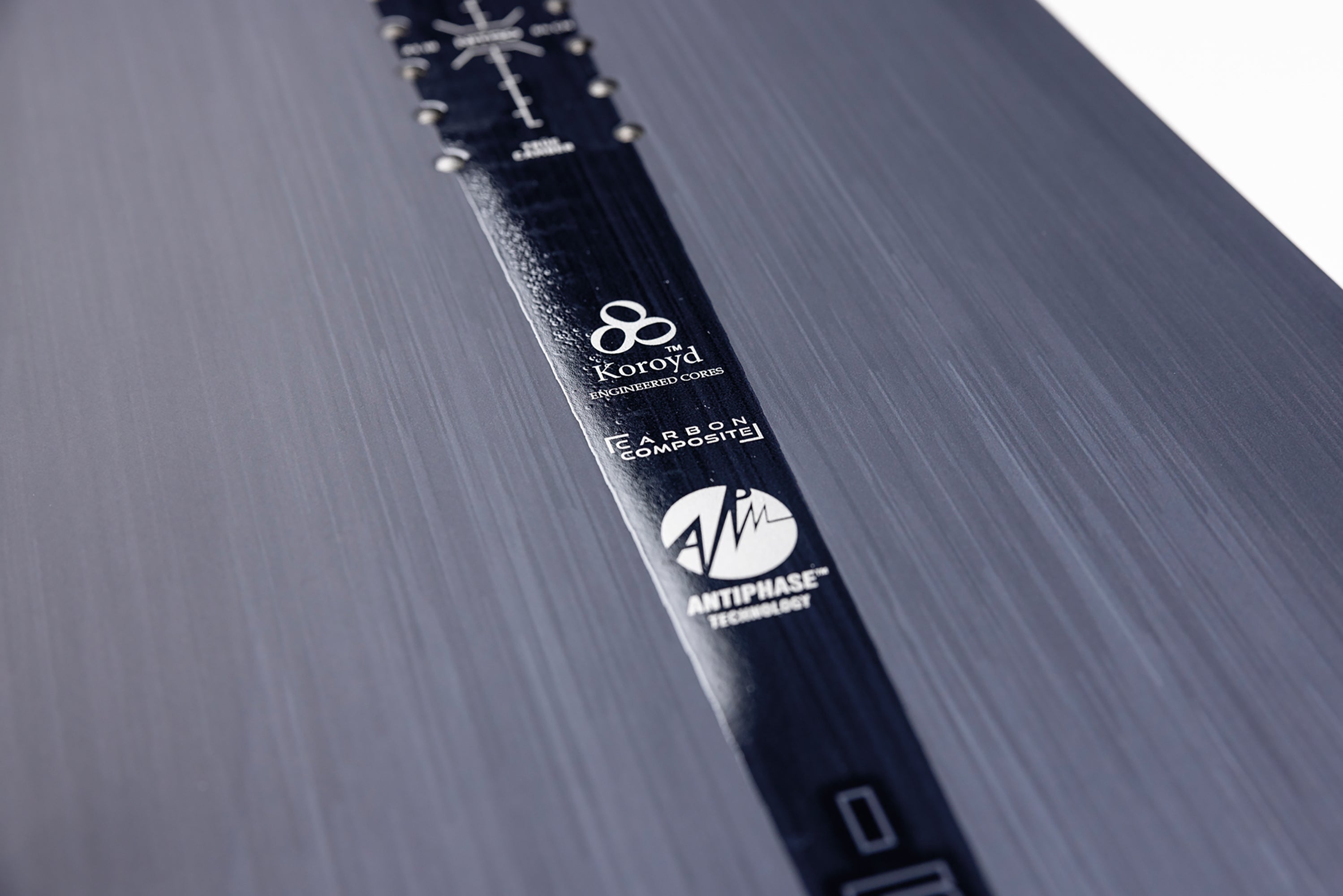 Nitro Highlander Snowboard 2027 with center topsheet construction, designed for snowboarding, featuring detailed edge and surface features.