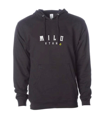 Milo Utah Pullover Hooded Sweatshirt in Black White and Green