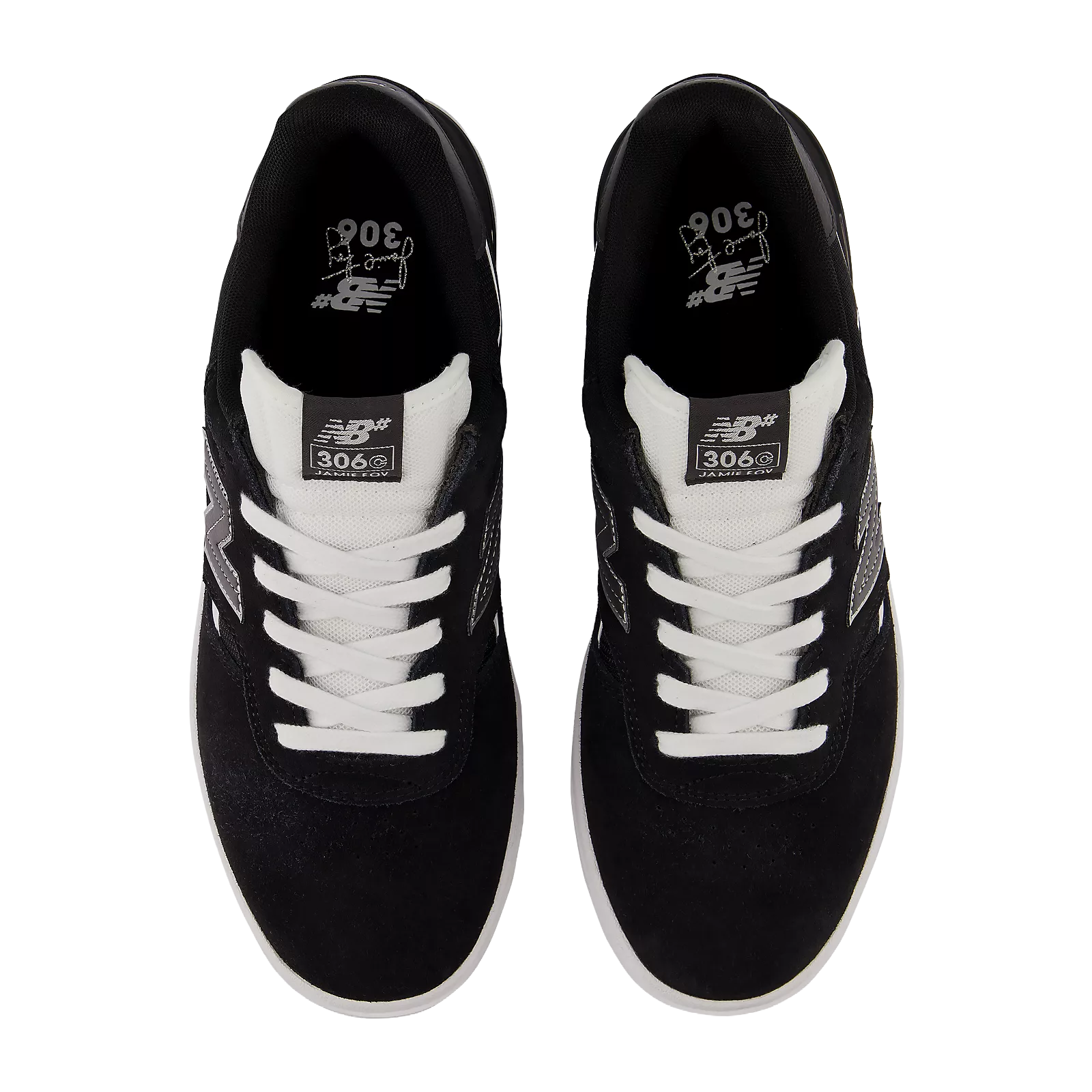 New Balance NB Numeric Jamie Foy 306C Black and White Milosport 4