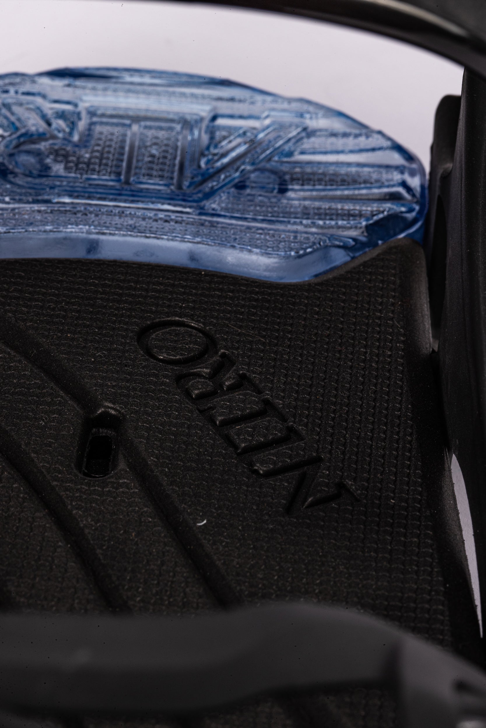 Black Nitro Fate snowboard bindings for 2027, shown with foot straps and high-back support, designed for snowboarding.