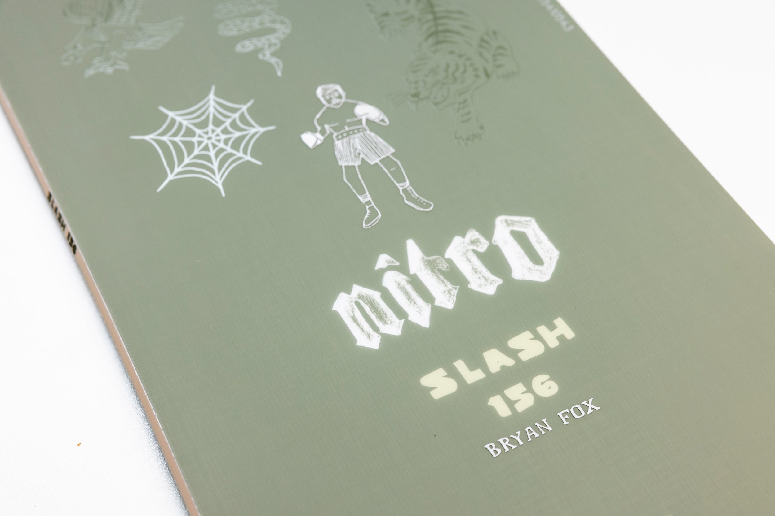 Nitro Slash Quiver Series Snowboard 2027 top sheet featuring bold graphic design and vibrant colors for snowboarding adventures.