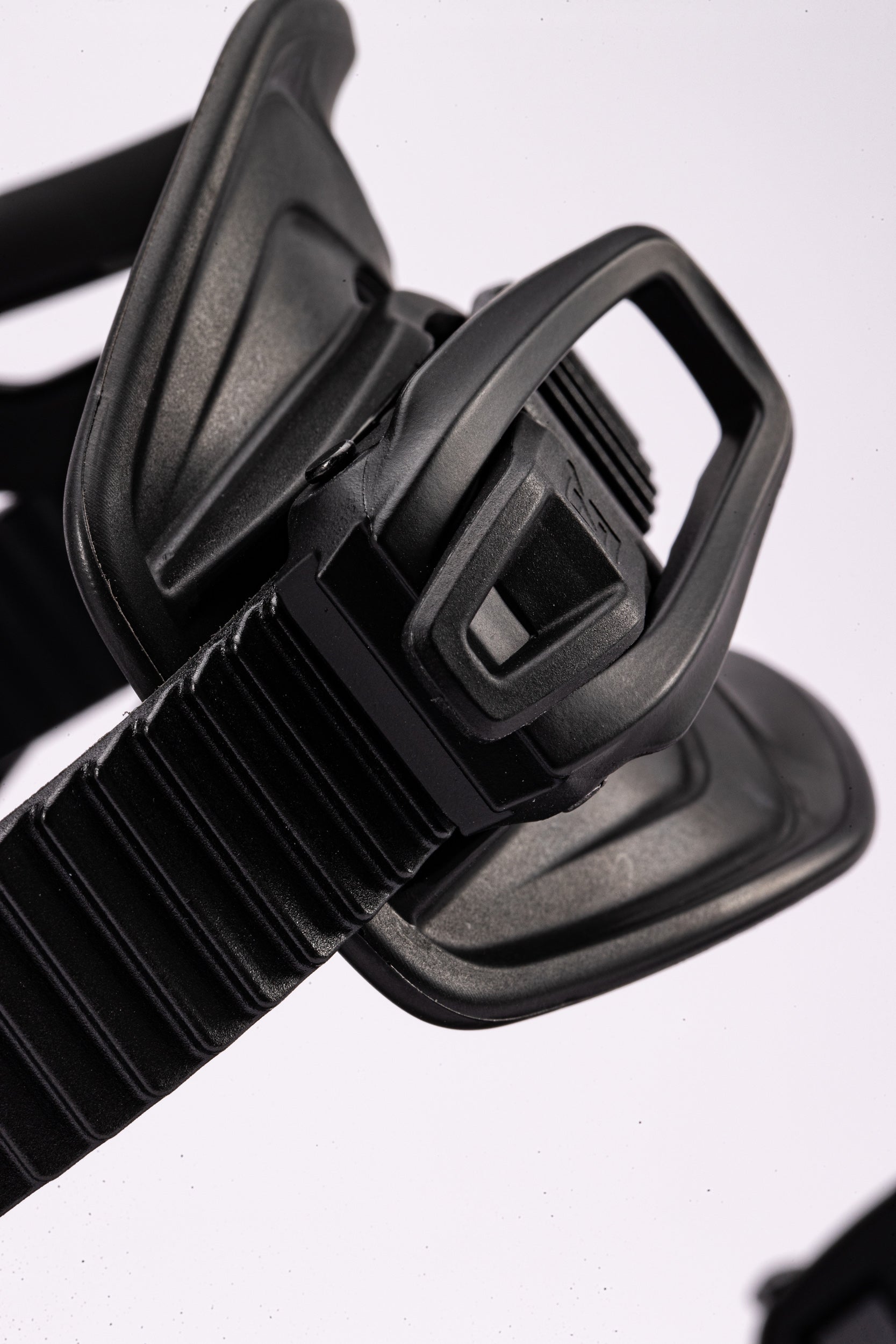 Black Nitro Talent snowboard bindings with ankle ratchet straps, designed for 2027 snowboarding performance.