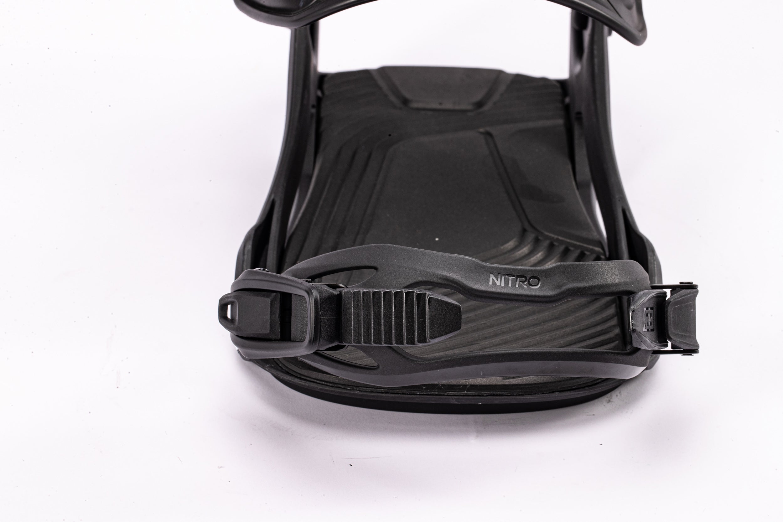 Black Nitro Talent snowboard bindings for 2027, featuring secure straps and high-performance design for winter snowboarding.