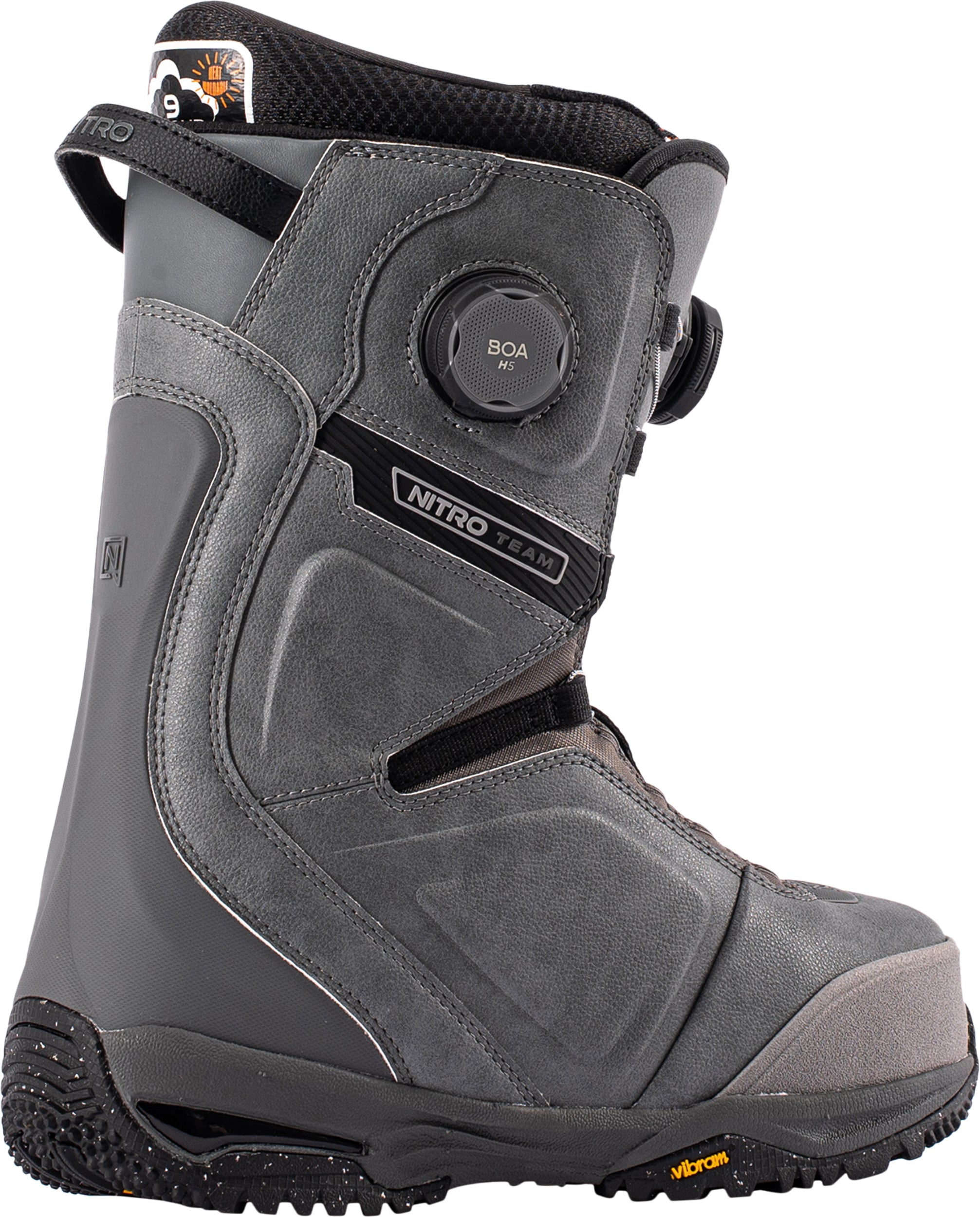 NITRO スノーボードブーツ グレー Nitro Team BOA Snowboard Boots 2027 | Milosport