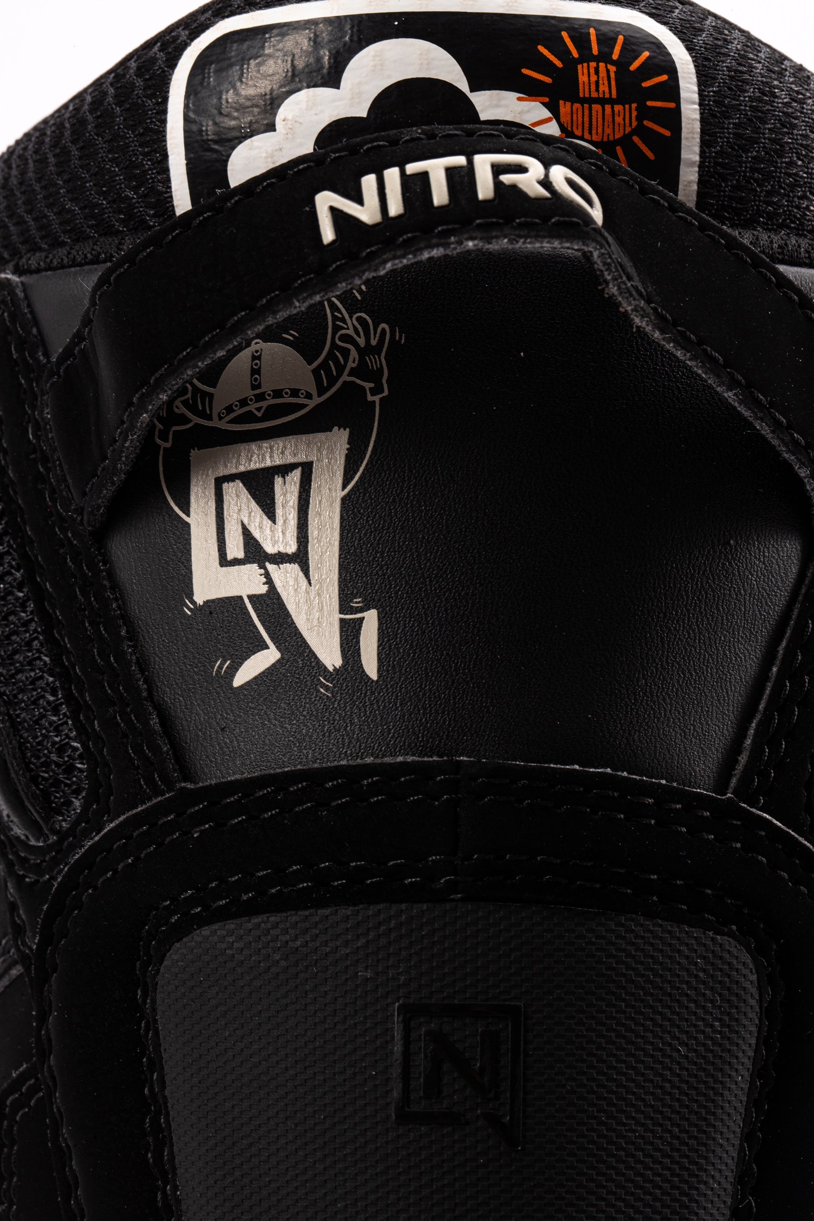 Nitro Team Pro Kleveland TLS Snowboard Boots 2027, black and gray with secure lacing, designed for snowboarding performance.