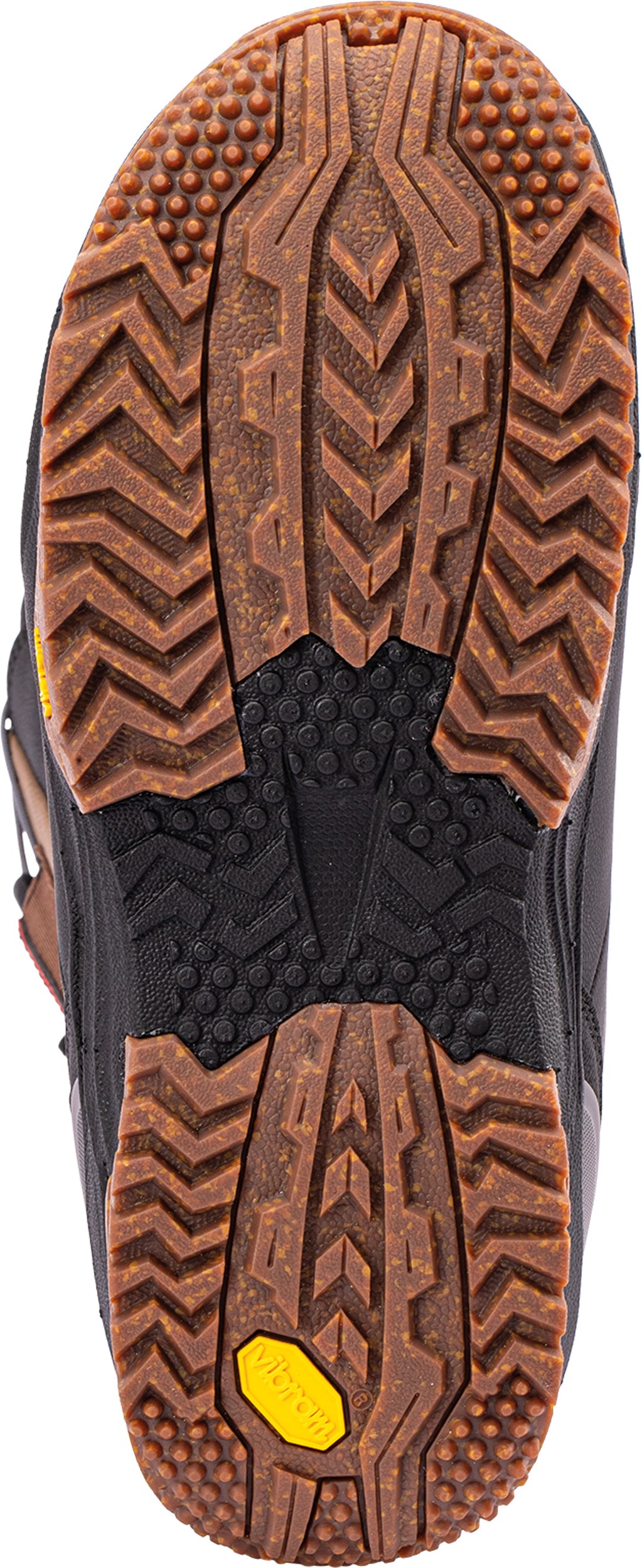 Brown and black Nitro Venture Pro TLS snowboard boots designed for snowboarding, featuring durable construction and secure fastenings.