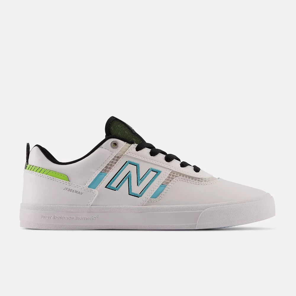 New Balance Numeric 306 Foy Skate Shoe in White and Blue - M I L O S P O R T