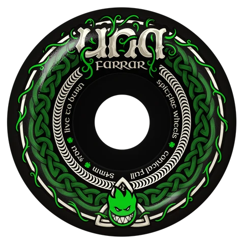 Spitfire Formula Four Una Trinity Conical Full Black skate wheels set