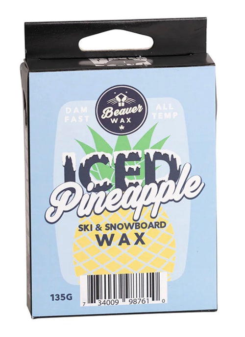 Beaver Wax Iced Pineapple Scented Snowboard Wax - M I L O S P O R T