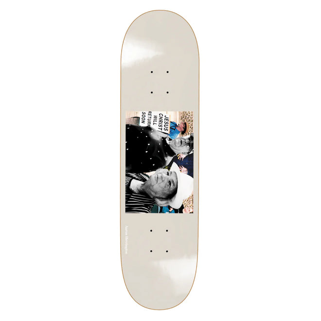 Polar Aaron Herrington Returning Soon Skateboard Deck in Cream - M I L O S P O R T