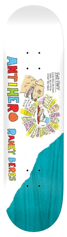 Anti Hero Raney Porous Walker Round 3 Skateboard Deck