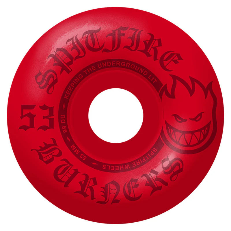 Spitfire Burner Red Skate Wheel