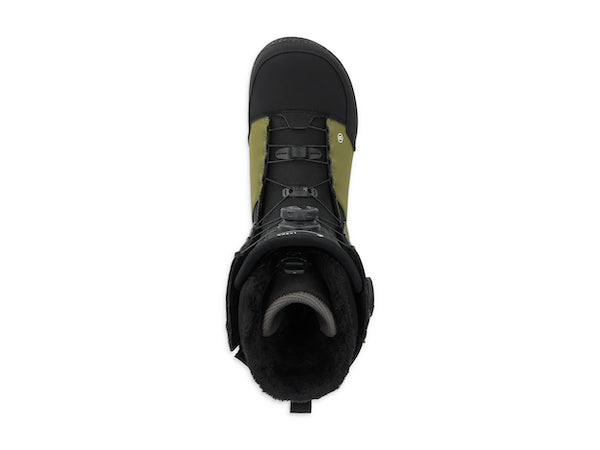 Black Ride Lasso Snowboard Boot 2025, sturdy snowboard boot designed for winter snowboarding adventures.