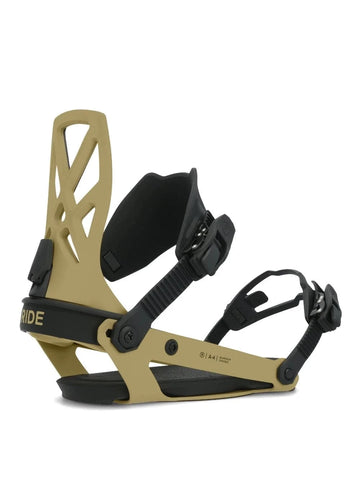 Ride A-4 Snowboard Binding in Olive 2024