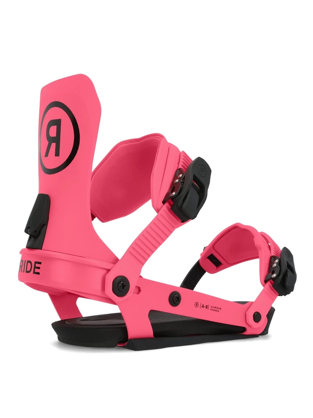 Ride A-9 Snowboard Binding in Pink 2024 - M I L O S P O R T
