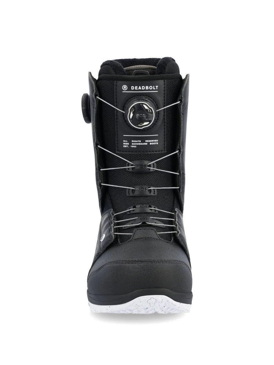 Ride Deadbolt Zonal Snowboard Boot in Black 2024