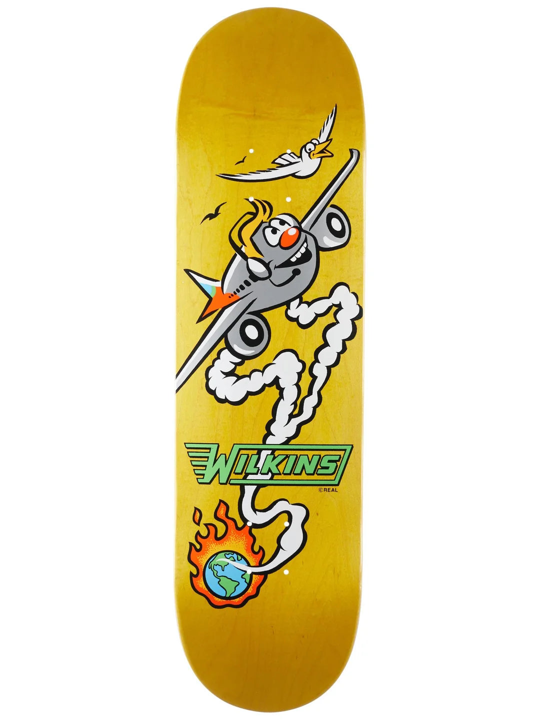 Real Wilkins Mascot Skateboard Deck in 8.5"