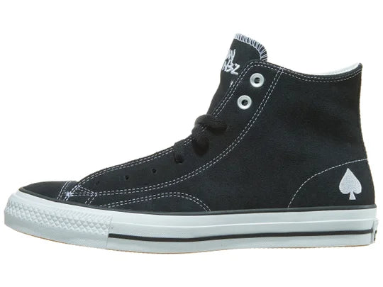 Converse CTAS Pro Hi Milton Shoe in Black White and Black