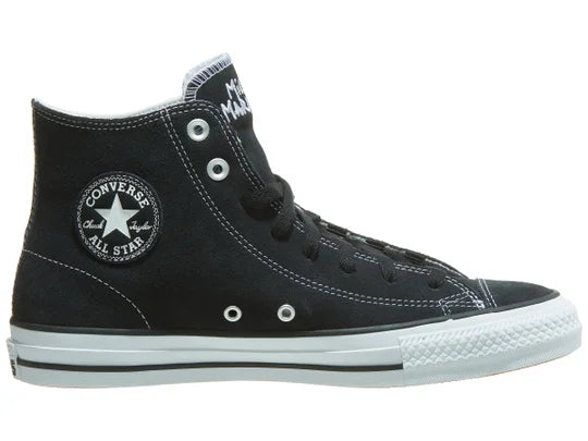 Converse CTAS Pro Hi Milton Shoe in Black White and Black