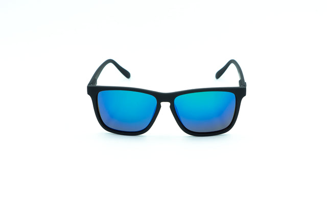 Dang Shades The Recoil polarized sunglasses with sleek black frames and tinted lenses, designed for stylish sun protection.