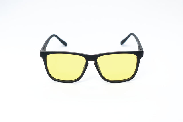 Dang Shades The Recoil polarized sunglasses with sleek black frames and tinted lenses, designed for stylish eye protection.
