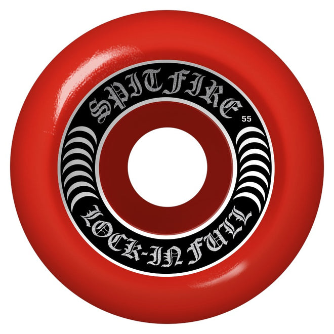 Spitfire Formula Four Lock In Full in Red Skate Wheels - M I L O S P O R T