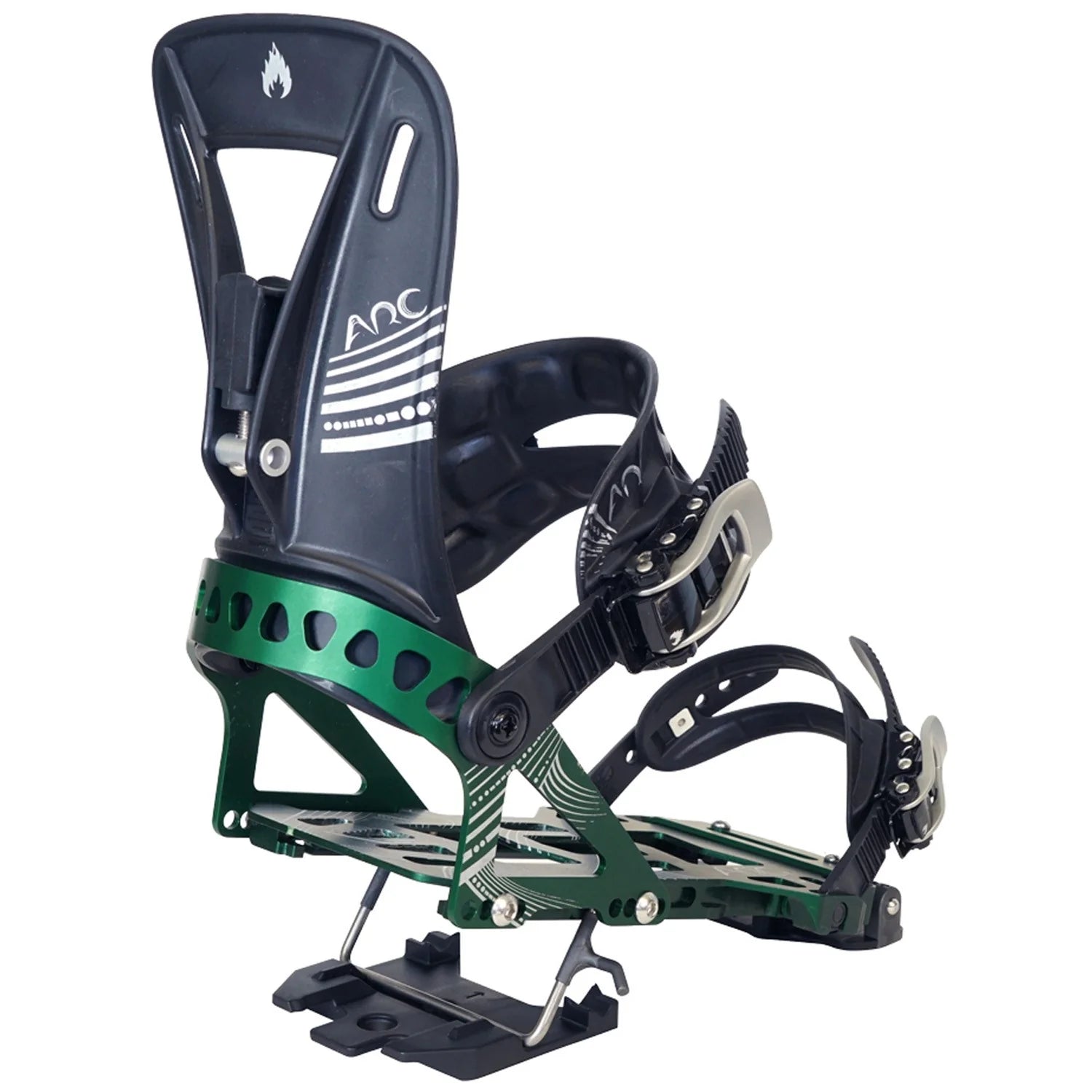 Spark R&D Arc ST Splitboard Bindings in Green