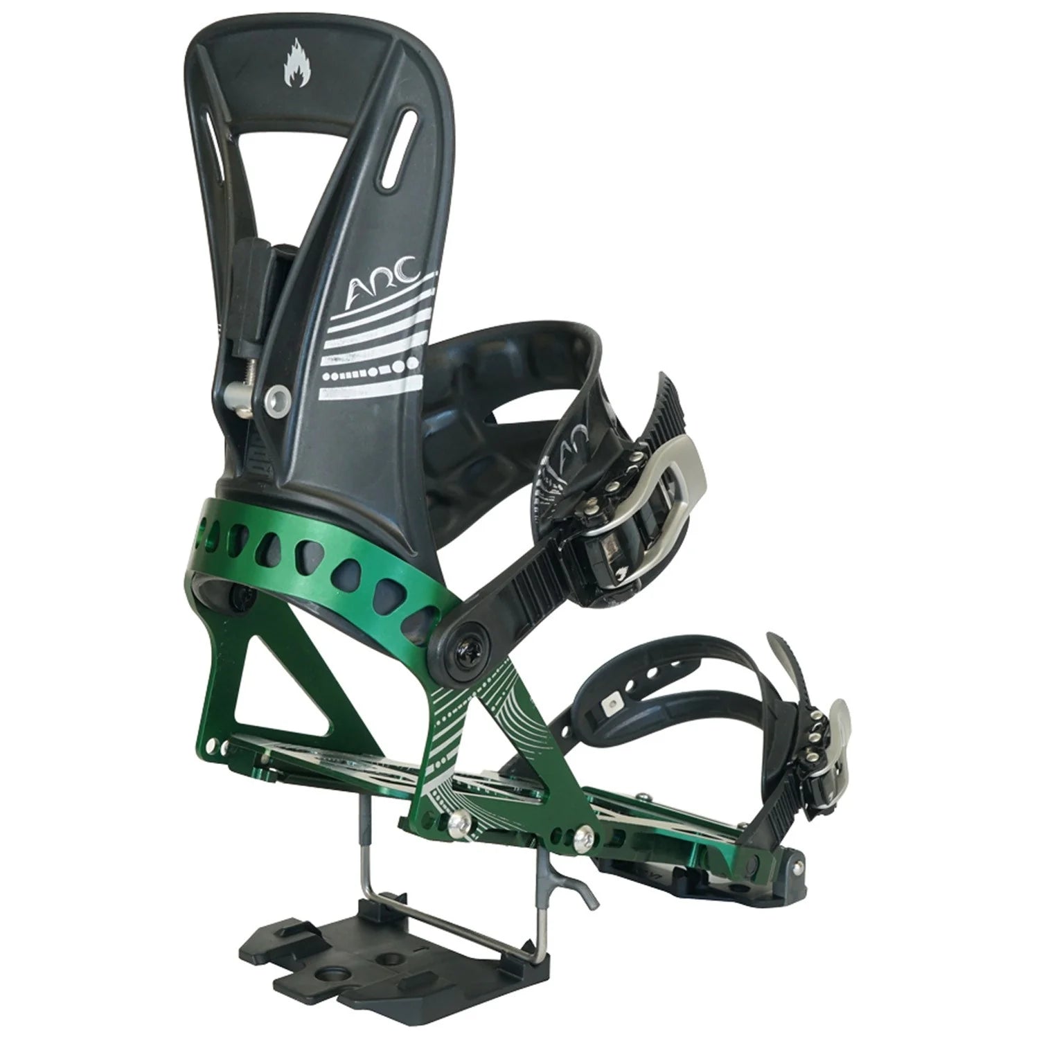 Spark R&D Arc ST Splitboard Bindings in Green