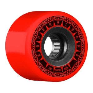 Bones Rough Riders Tank 59mm Skate Wheels in 80a All Terrain Formula Red