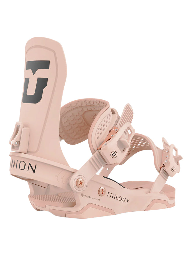 Union Trilogy Custom House Limited Edition (Team Highback) Snowboard Binding in Pink 2024
