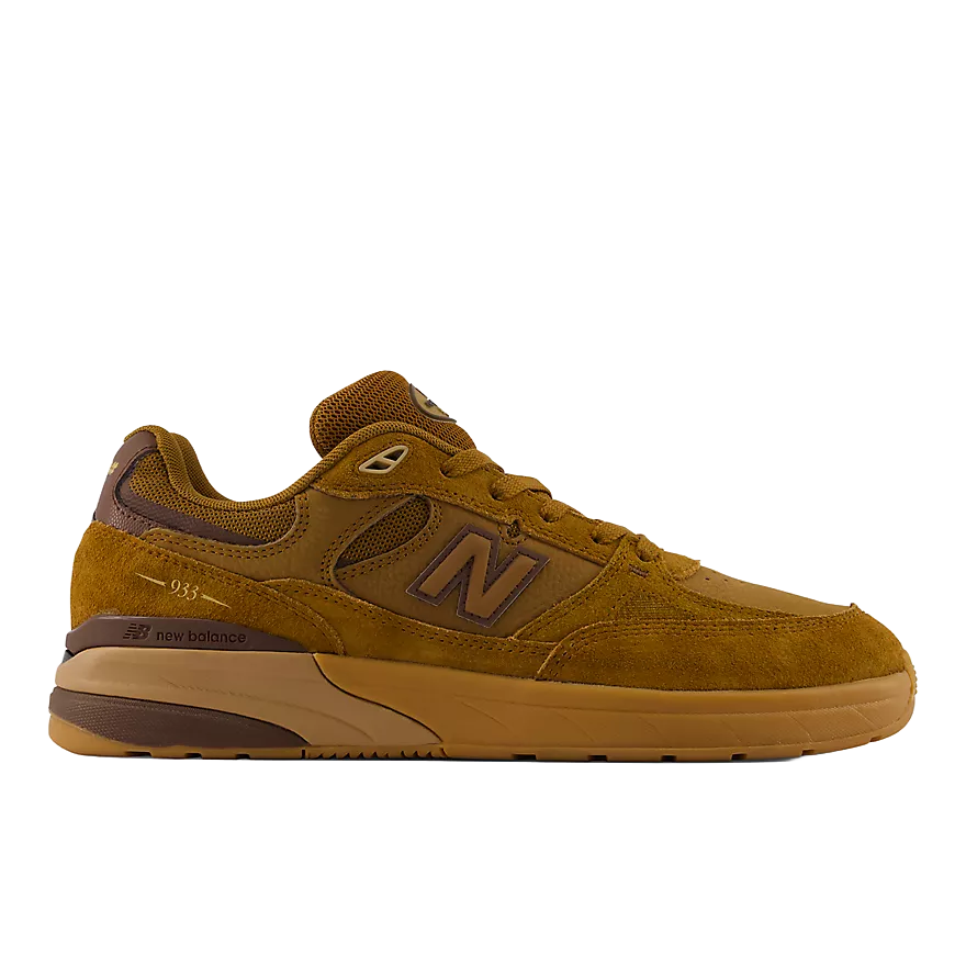 New Balance Numeric Andrew Reynolds 933 Skate Shoes - Wheat and Gum