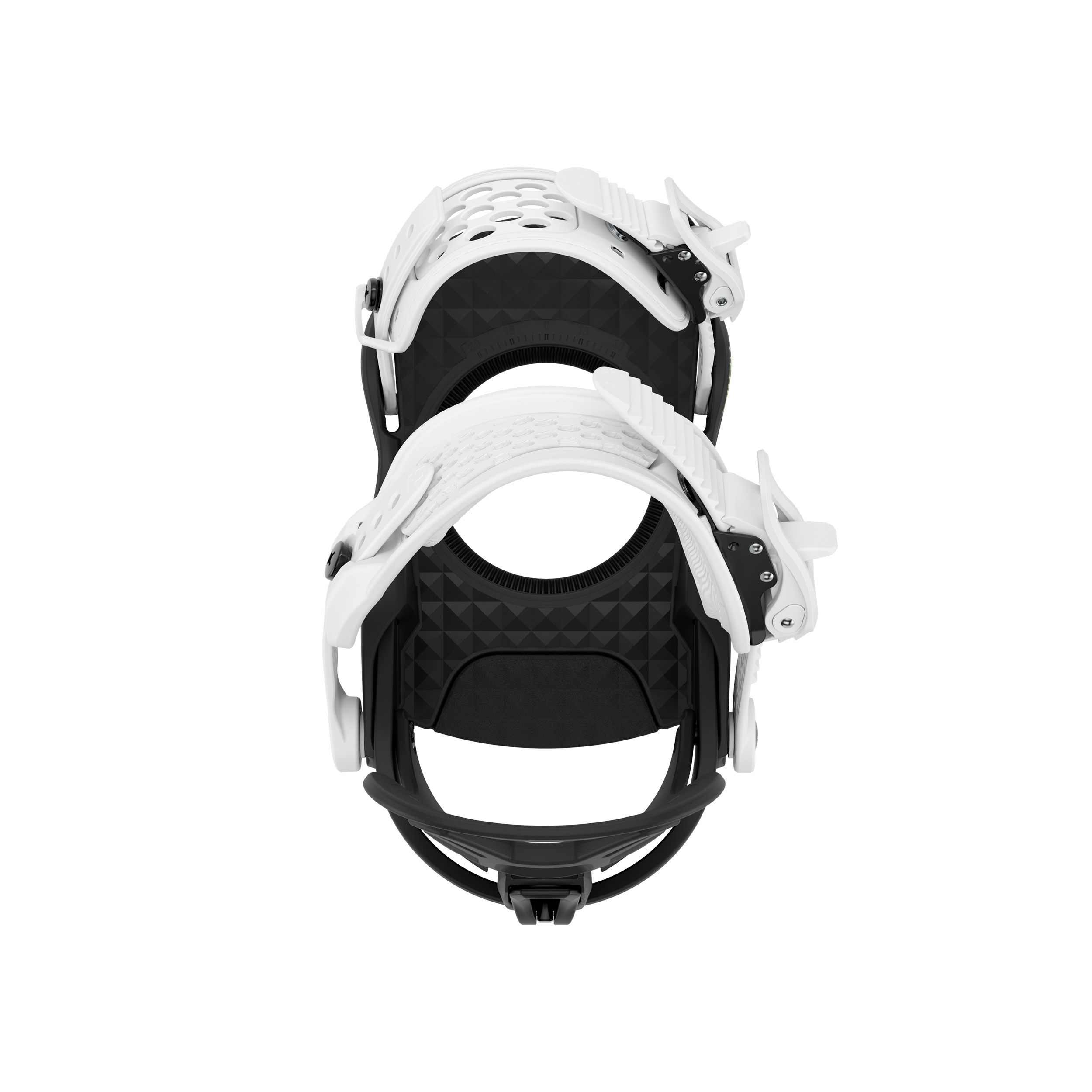 Union Cadet Mini Kids snowboard binding in black, designed for young riders, featuring adjustable straps and durable construction.