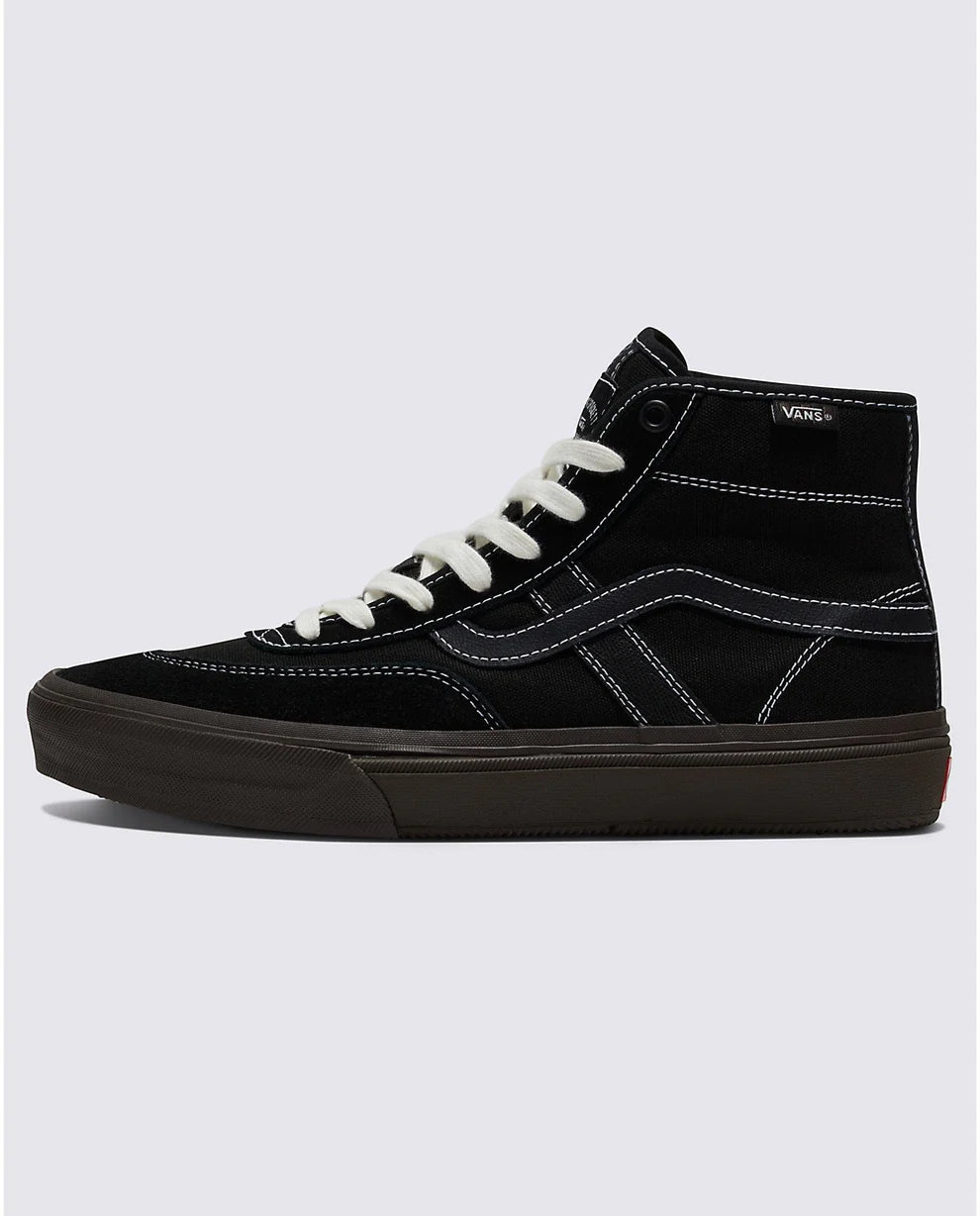 Vans Crockett High in Black & Chocolate
