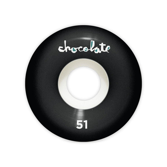 Chocolate Filler Chunk Conical Skate Wheel in Black 55mm - M I L O S P O R T