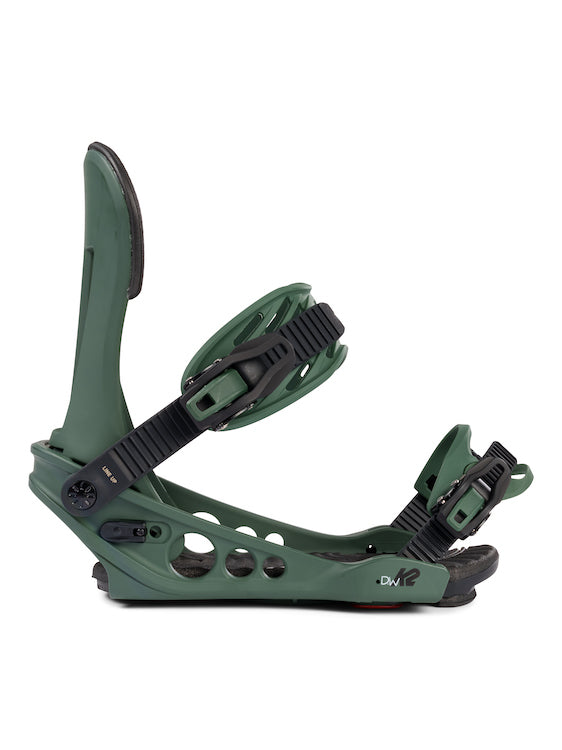 K2 Line Up Snowboard Binding in Green-Daisuke Watanabe Color 2023 - M I L O S P O R T