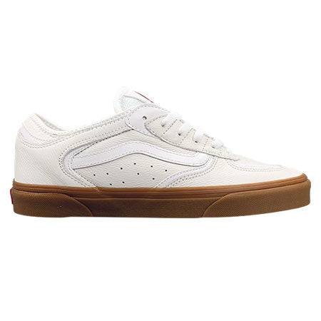 Vans Rowley Pro Skate Shoe in White/Gum - M I L O S P O R T