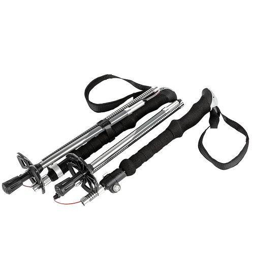 2022 Nitro 4 Piece Aluminum Splitoard Poles in Black Grey and Green